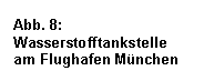 Text Box: Abb. 8: Wasserstofftankstelle am Flughafen Mnchen
