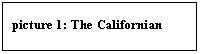 Text Box: picture 20: The Californian